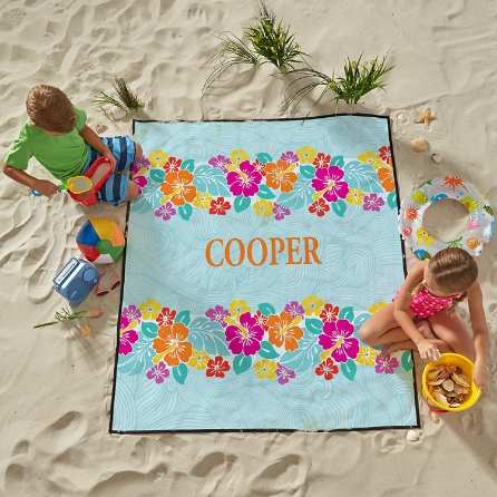 Extra Large Family Beach Blanket Personal Creations