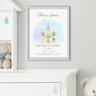Little Chapel Baptism Framed Print