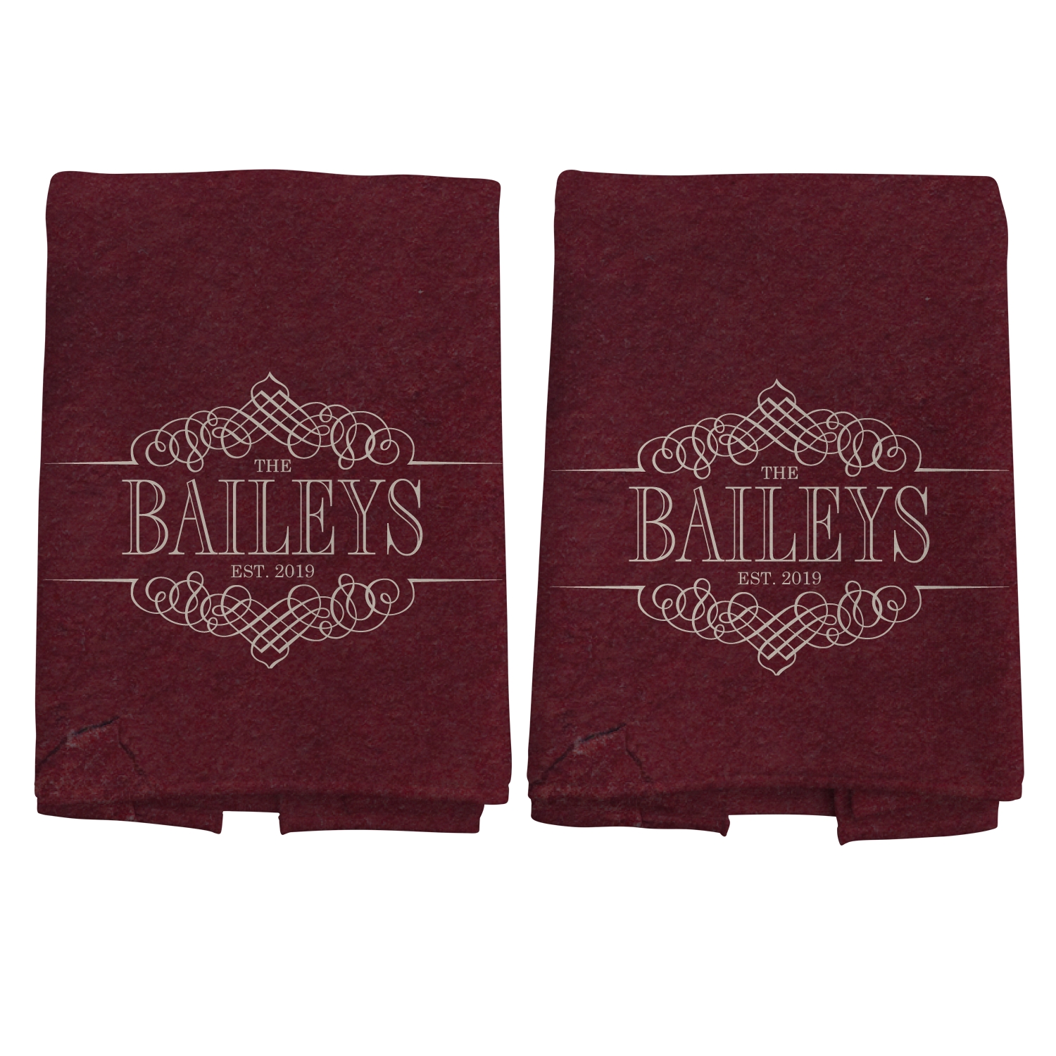 burgundy kitchen towels