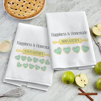 Happiness is Homemade Kitchen Towel