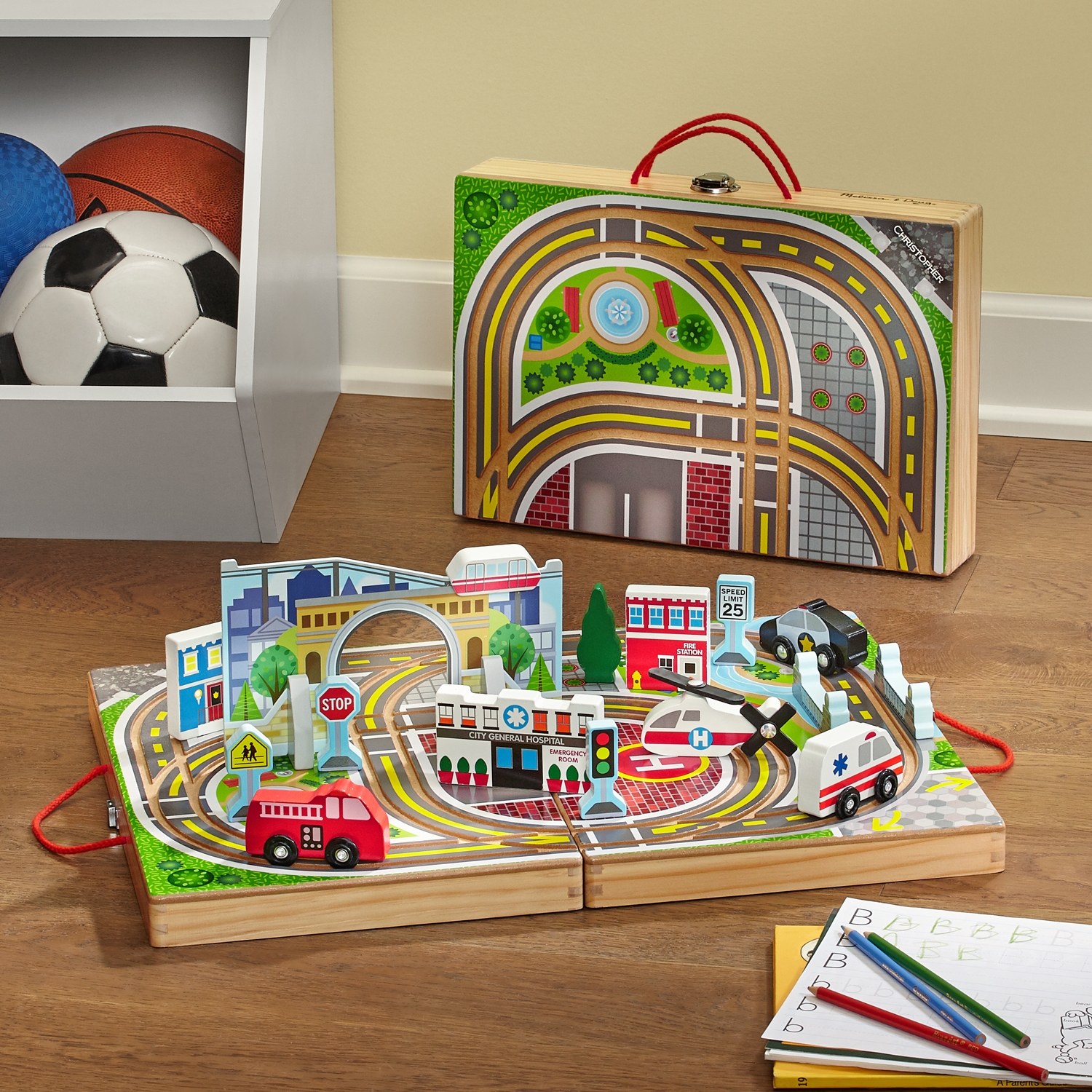 melissa and doug town vehicles