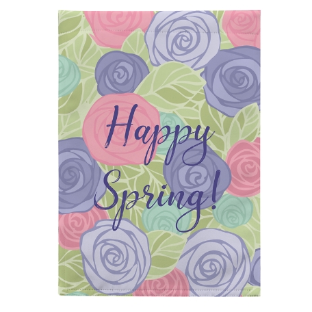 Colorful Roses Garden Flag