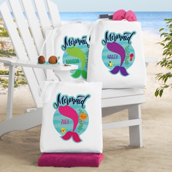 Just A Mermaid Tote Bag