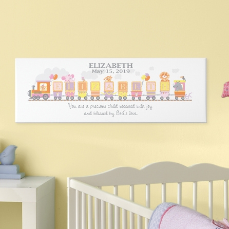 Name Train Canvas Wall Art Personal Creations