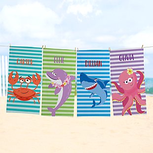 Ocean Stripes Beach Towel