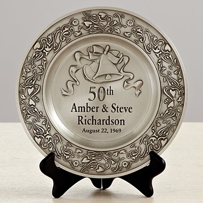 Anniversary Pewter Plate