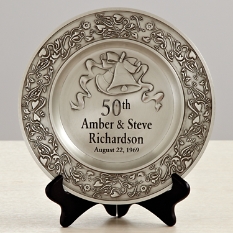 Anniversary Pewter Plate