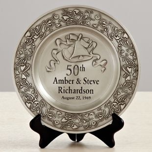 Anniversary Pewter Plate