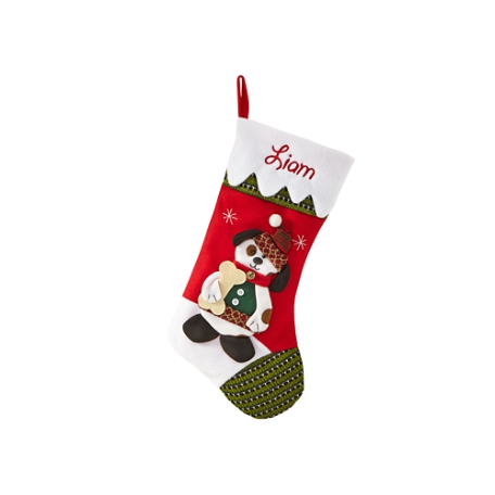 Snow Cap Stocking Dog