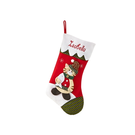 Snow Cap Stocking Cat