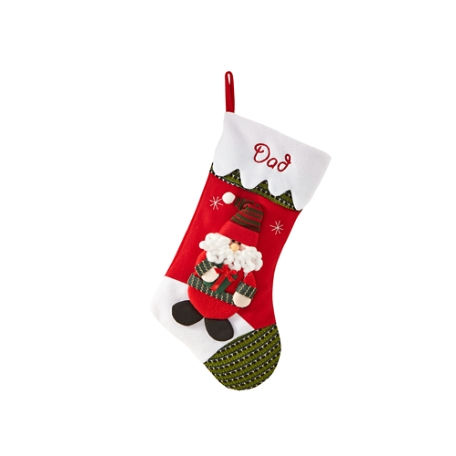 Snow Cap Stocking Santa