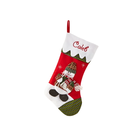 Snow Cap Stocking Snowman