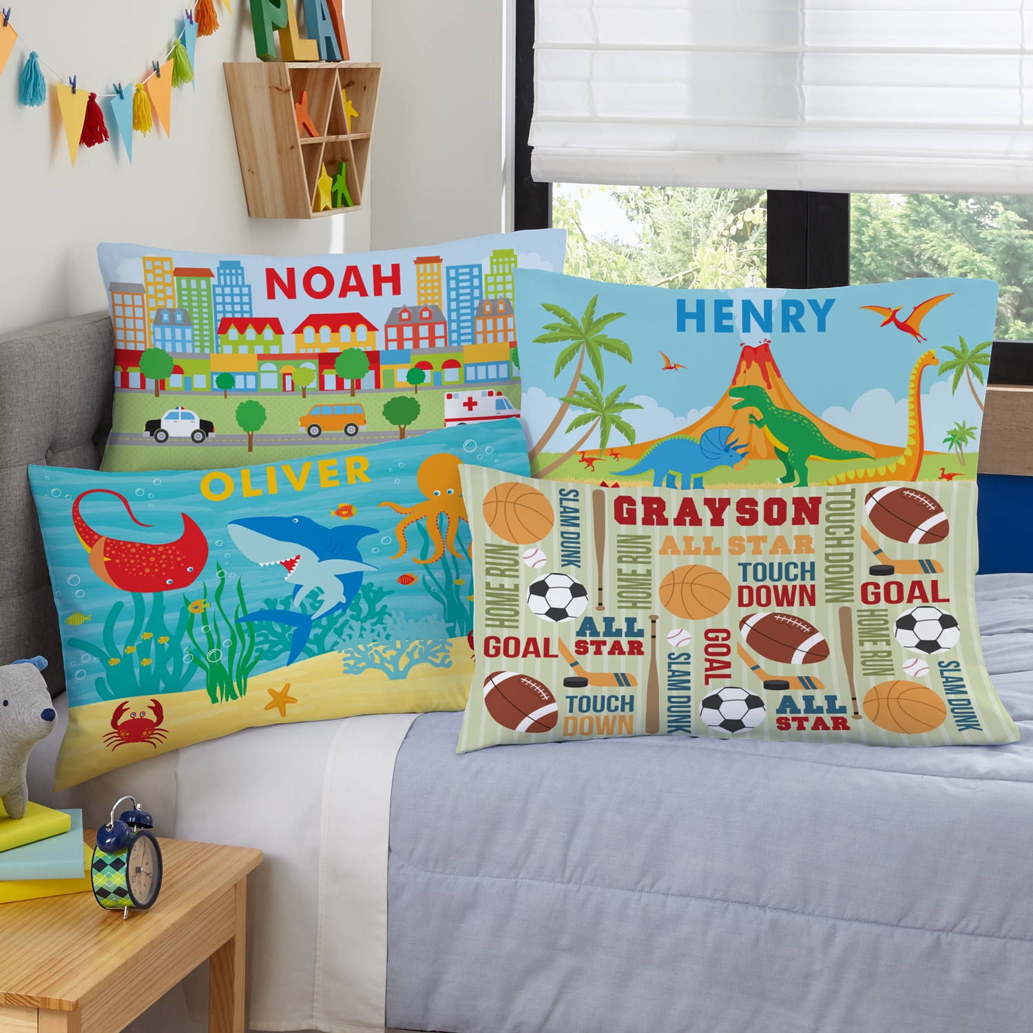 Boys' Dreamy Nights Personalized Pillowcase