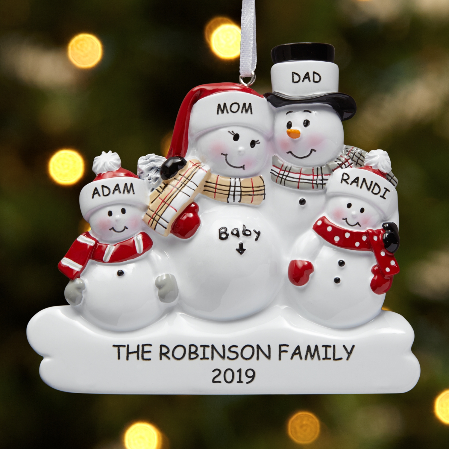 baby's first birthday ornament