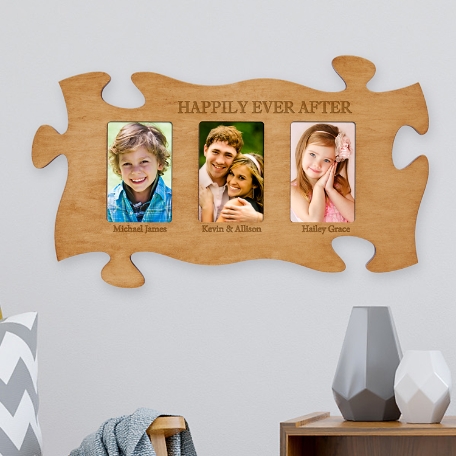3 Frame Wood Puzzle Piece