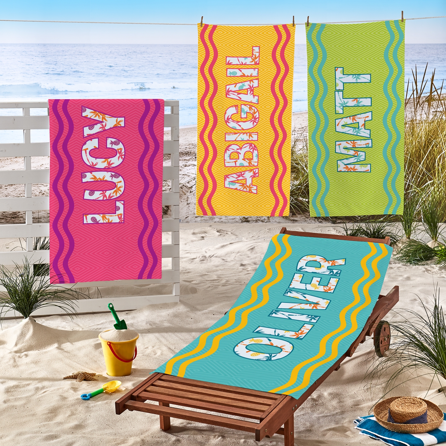 Big Name Beach Towel