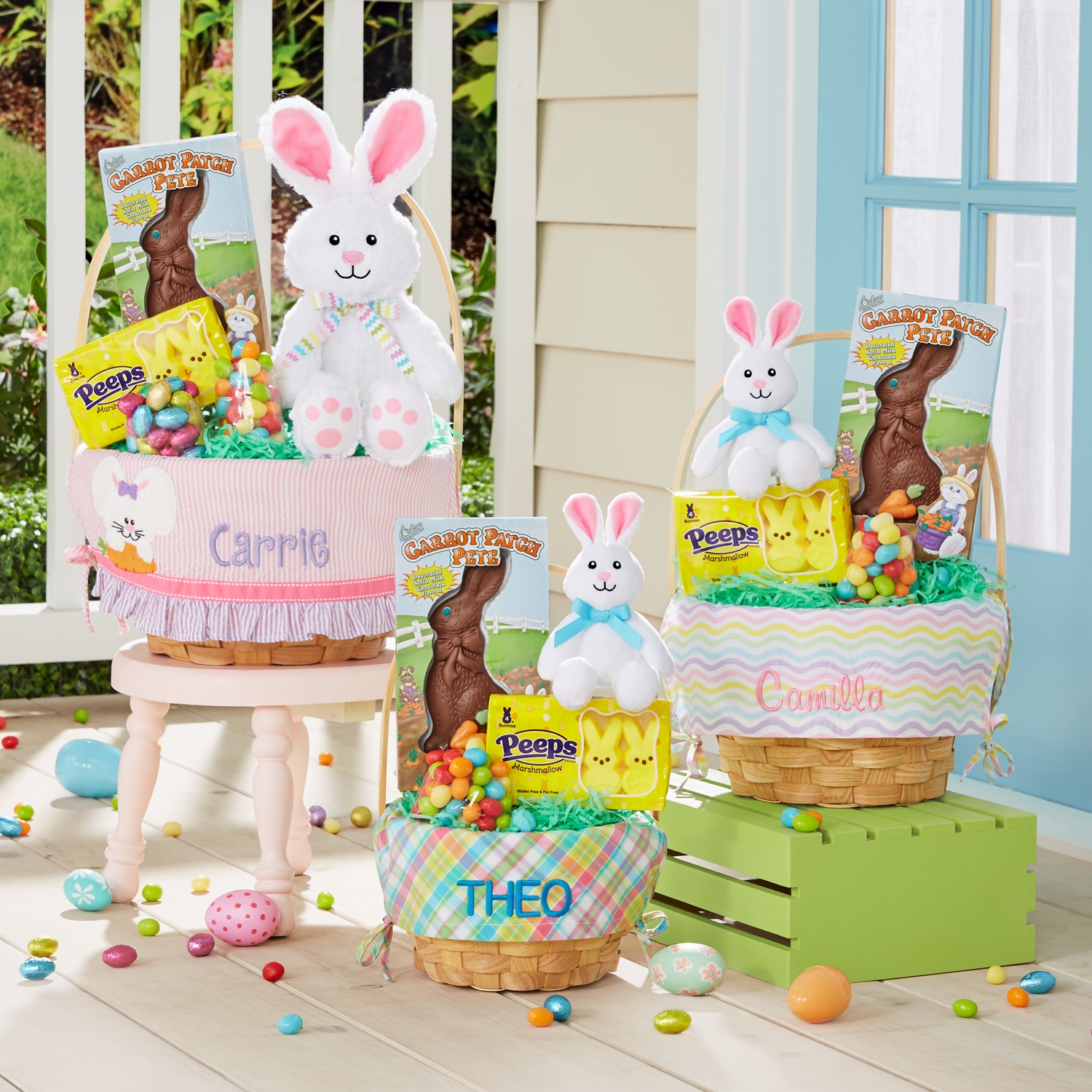 personalized baby easter baskets