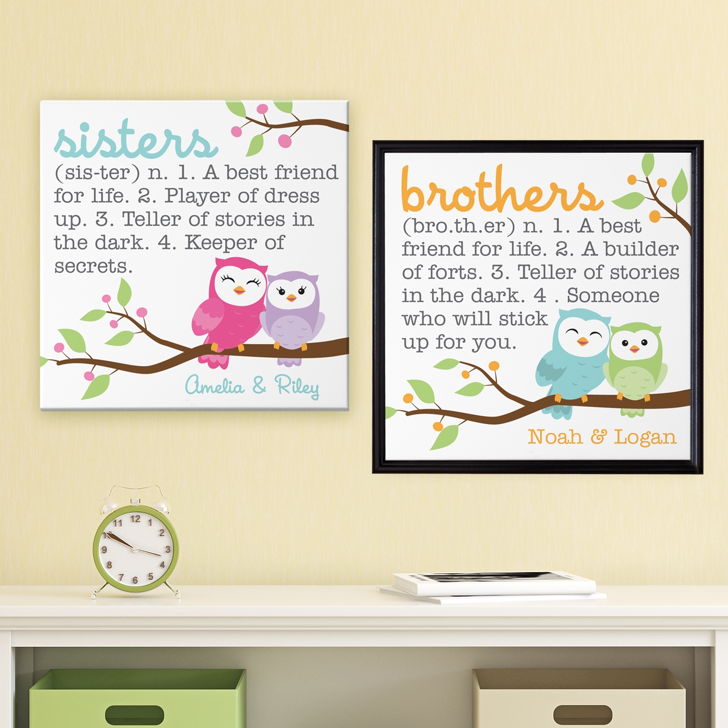 Sibling Meaning Canvas