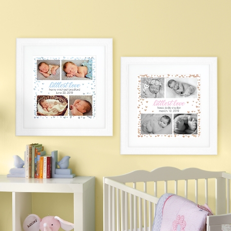Littlest Love Photo Square Framed Print