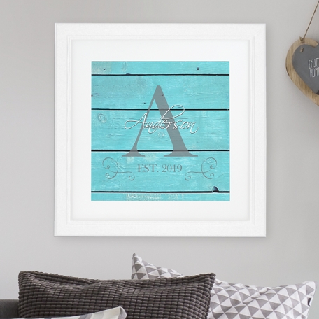 Family Initial & Name Print