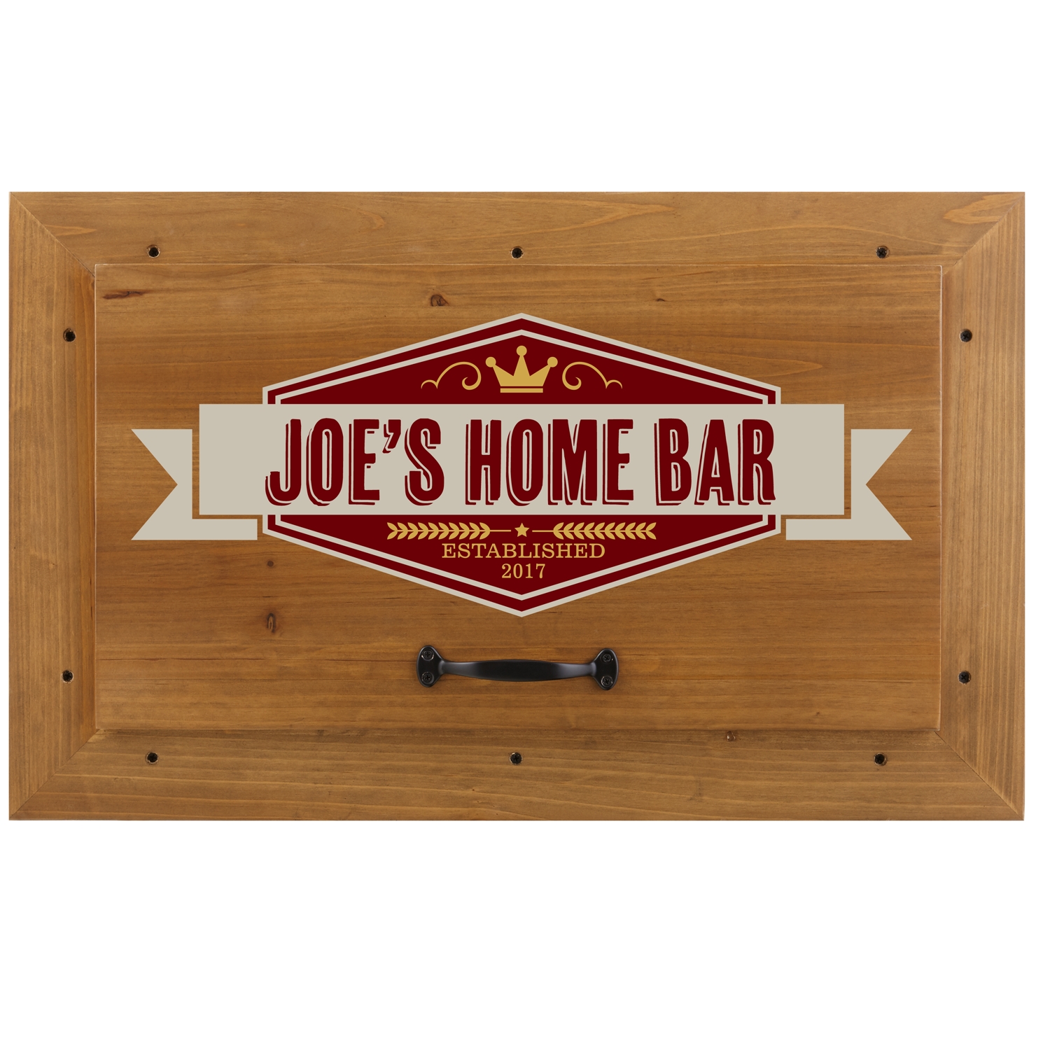 outdoor wooden beverage cooler