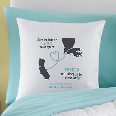 Close at Heart Throw Pillow 