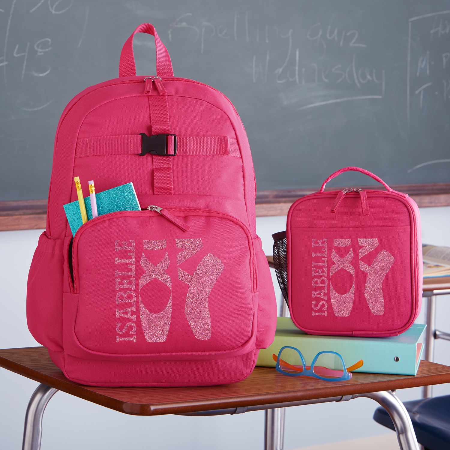 Sporty Sparkle Pink Backpack Collection