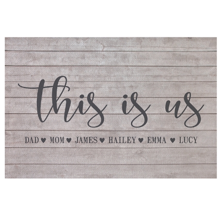 This Is Us Doormat - 24x36