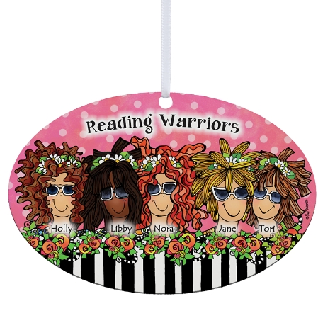 Name Your Sisterhood Ornament by Suzy Toronto - 5 Girls - Pink