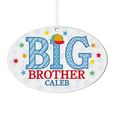 Special Sibling-Big Brother Oval Ornament