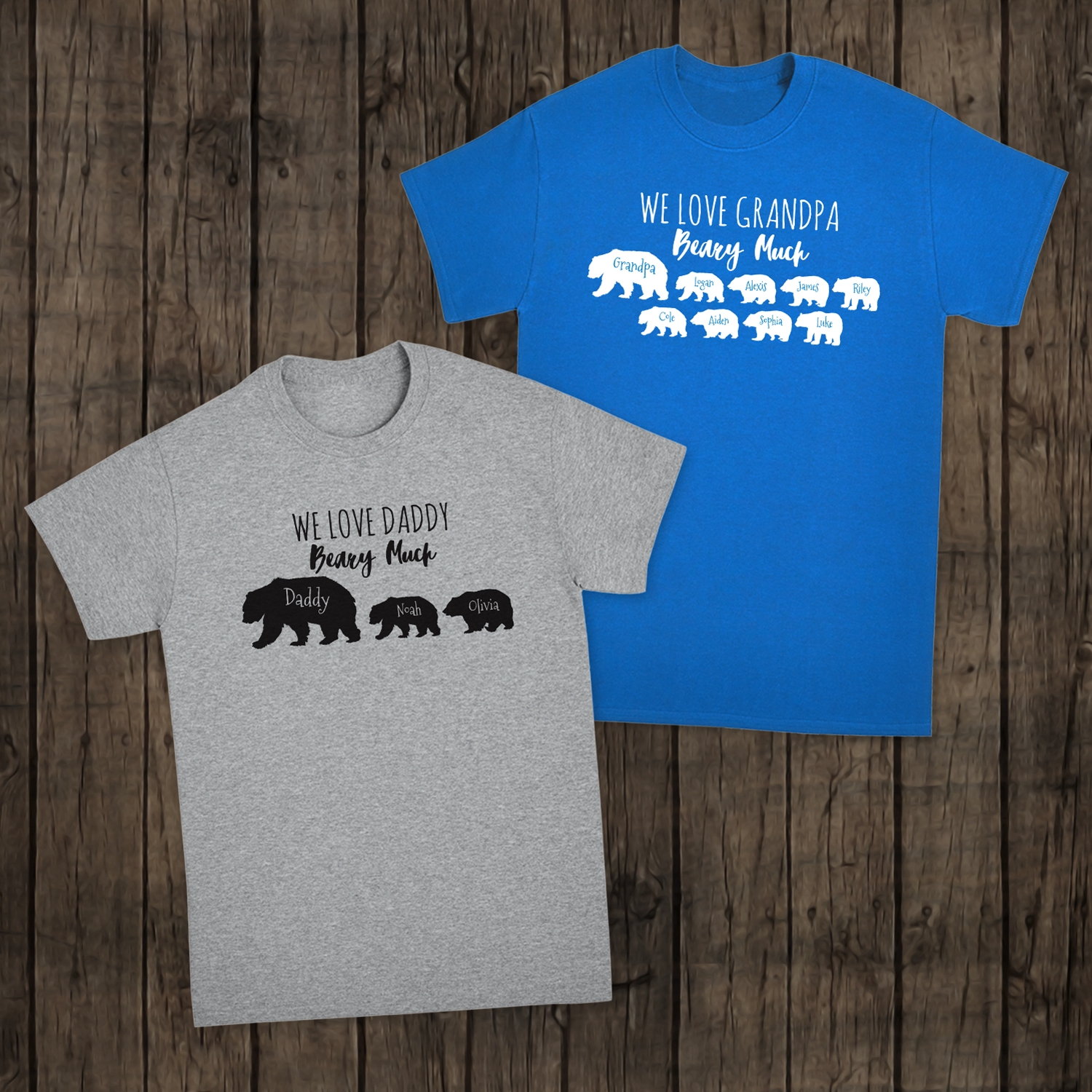 personalized fathers day shirts