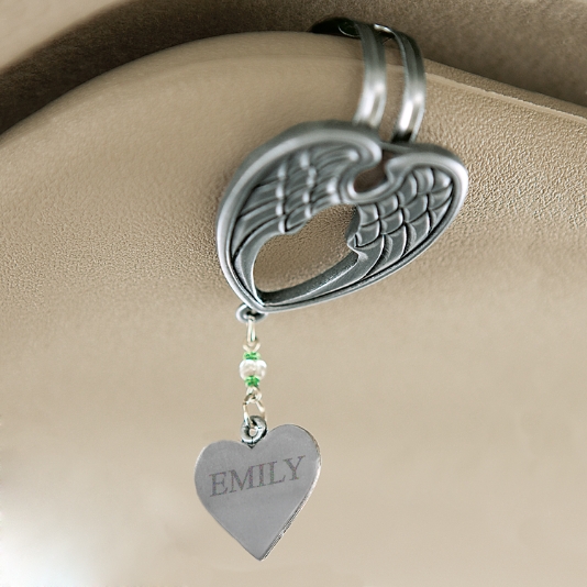 Personalized car visor deals clip