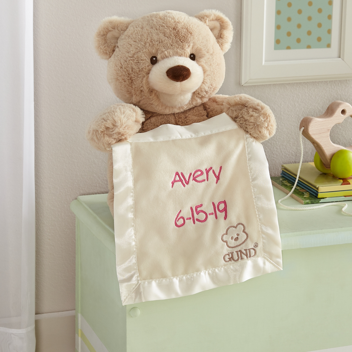 gund animated peek a boo bear