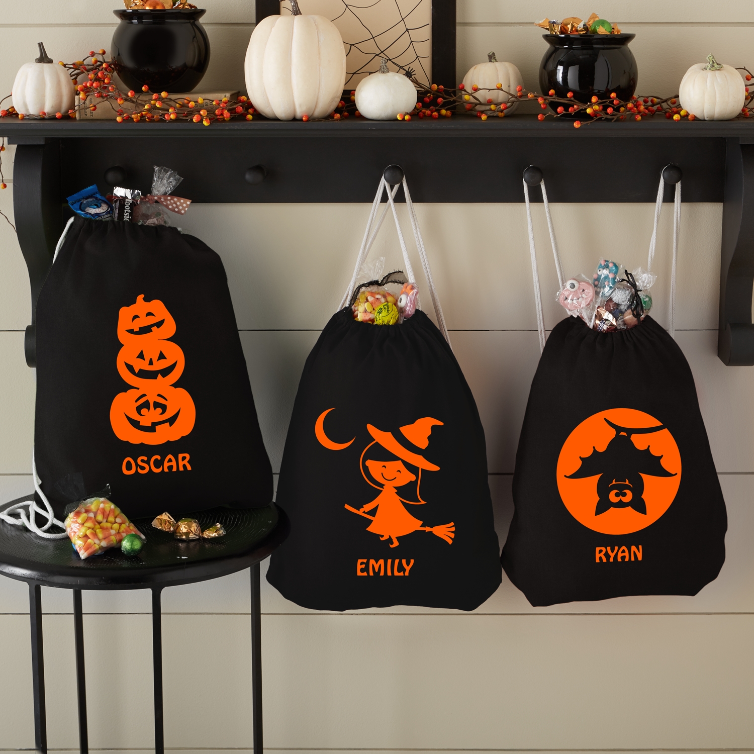 Say Boo! Reflective Treat Bags