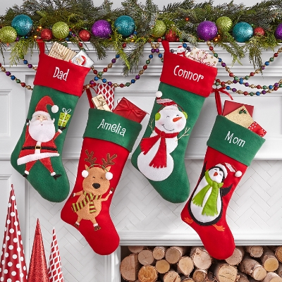 Charming Character Personalized Stocking