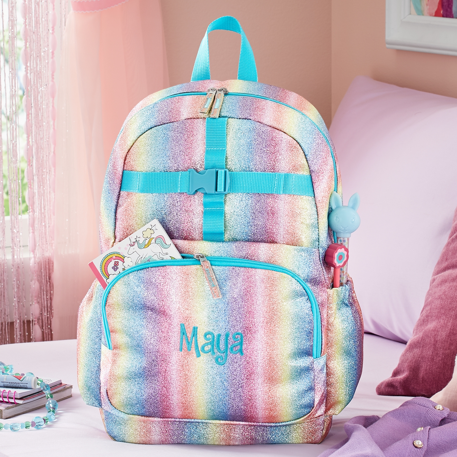 sparkle bookbag