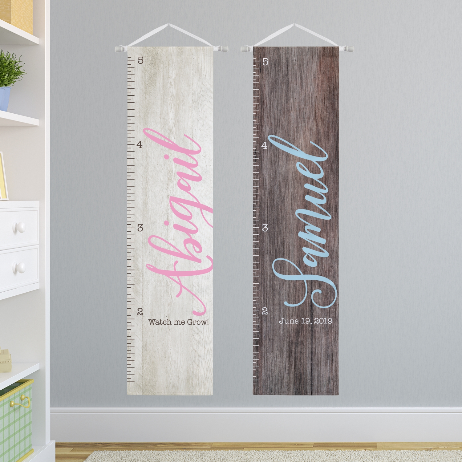 Rustic Kids Growth Chart