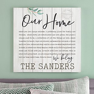 Our Home Oversized Wood Pallet Wall Art