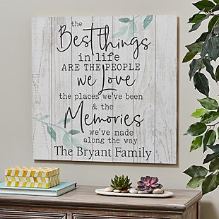 The Best Things Oversized Wood Pallet Wall Art