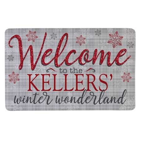 Welcome to Our Winter Wonderland Doormat - 17x27