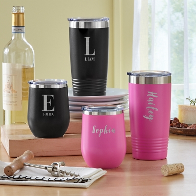 Personalized Insulated Tumbler, Tumbler Party Favor