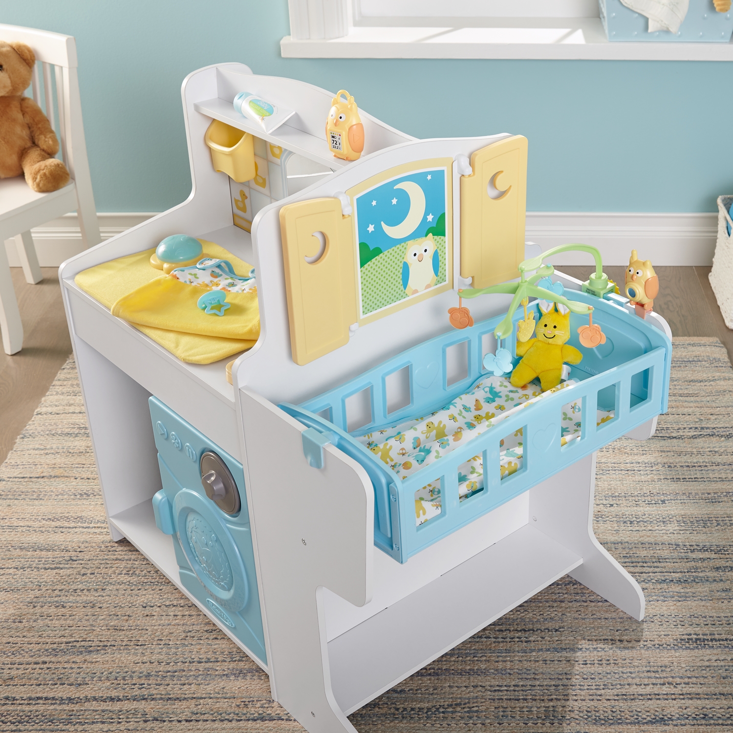 melissa and doug mine to love baby care activity center