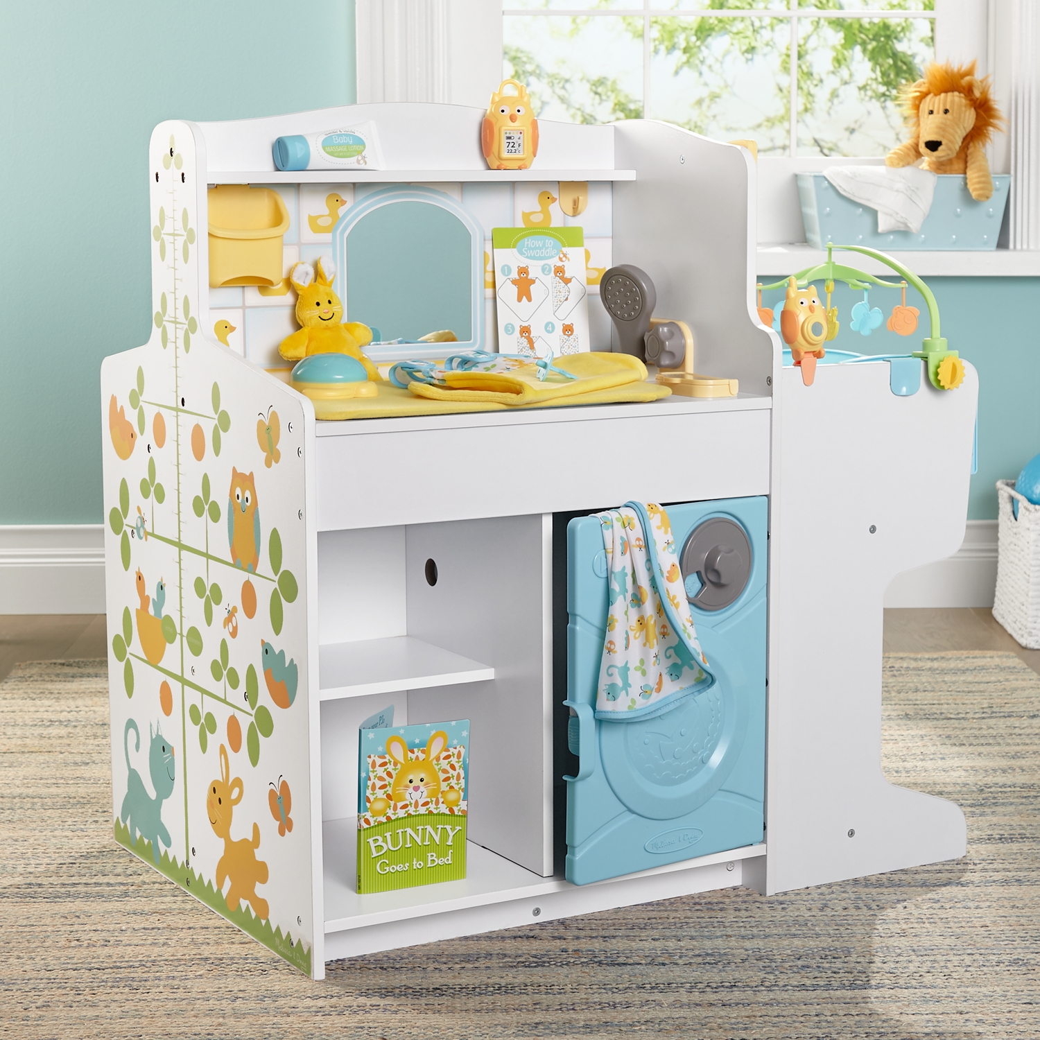 melissa and doug mine to love baby care activity center