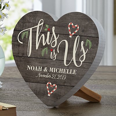 This is Us Holiday Mini Wood Heart