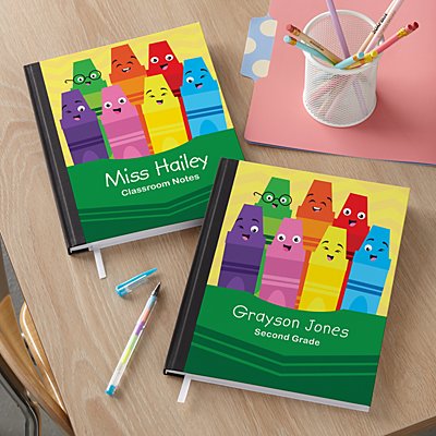 Colorful Crayons Notebook