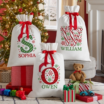 Festive Name Oversized Gift Bag