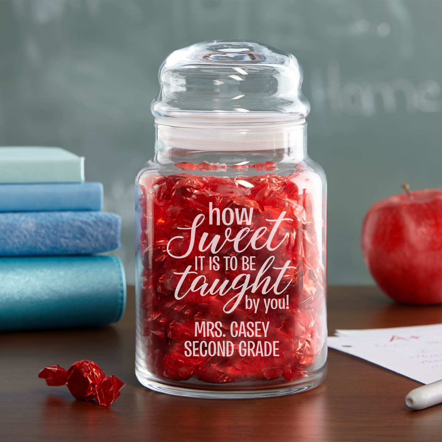 How Sweet It Is Glass Treat Jar