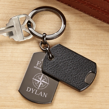 Faithful Path Personalized Keychain