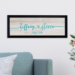 Always Together Wedding Canvas