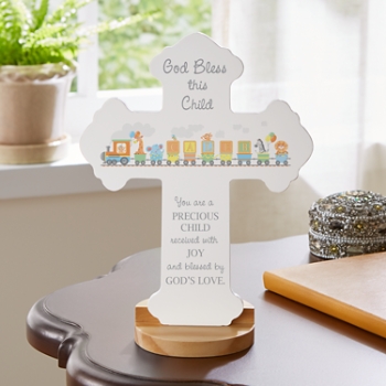 Name Train Keepsake Cross